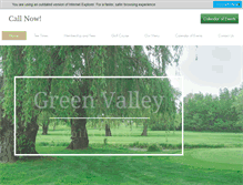 Tablet Screenshot of greenvalleygolfnow.com